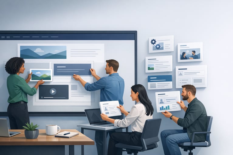 AI Generated Marketing Page Themes
