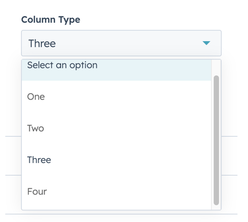 Column Type