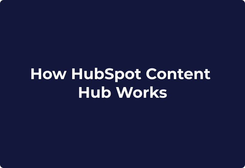 How HubSpot Content Hub Works
