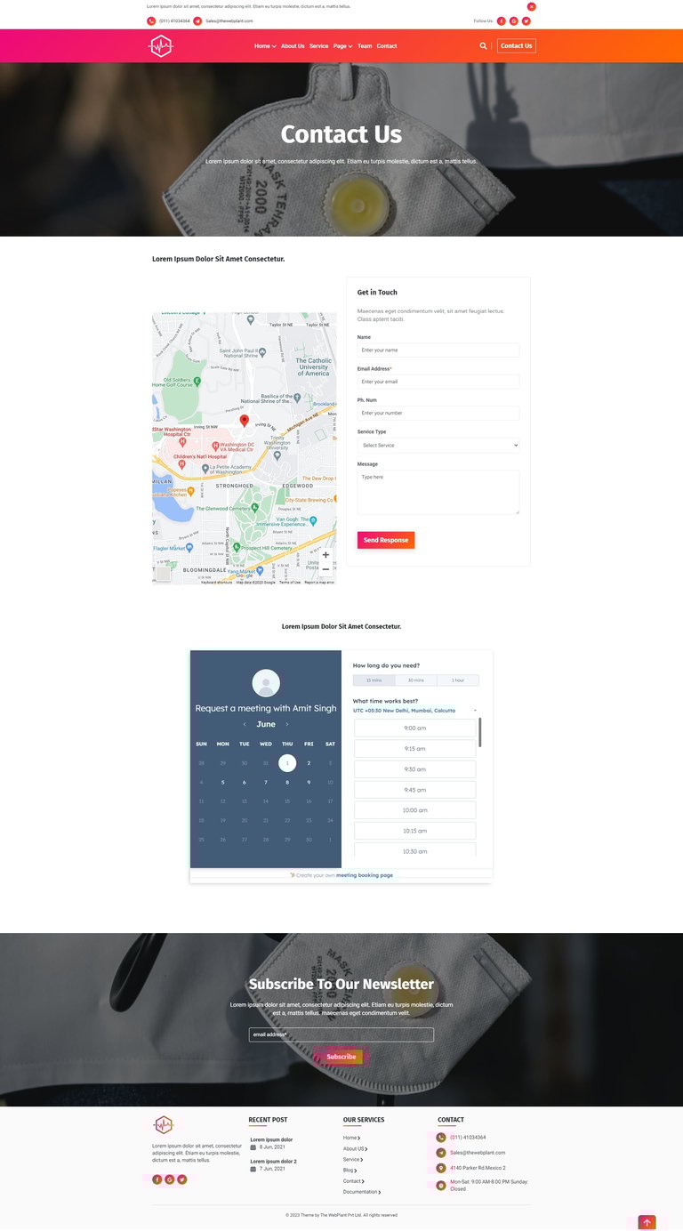 Contact Page