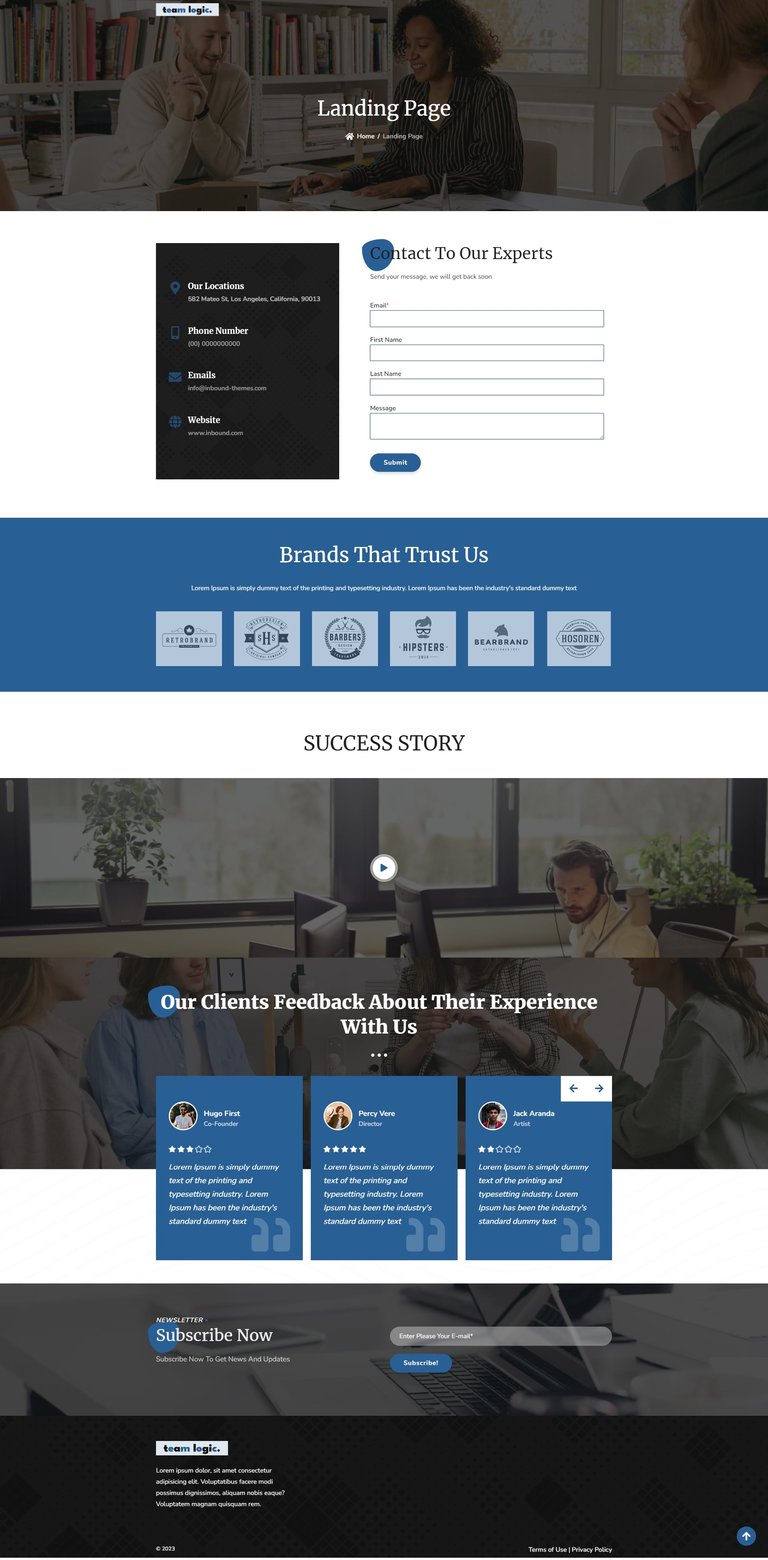 Landing Page