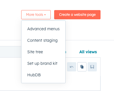 Creating staging copy in HubSpot