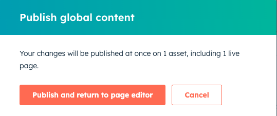 Editing global module warning message