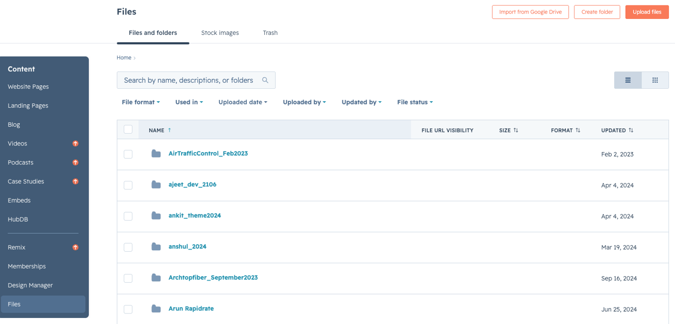 File manager upload during migration