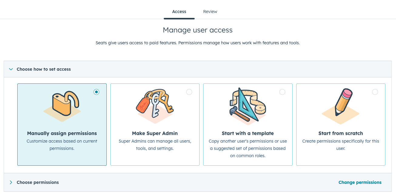 HubSpot user role configuration screen-1