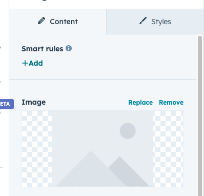 Smart content rule types