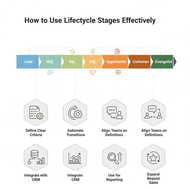 How to Use Lifecycle Stages Effectively