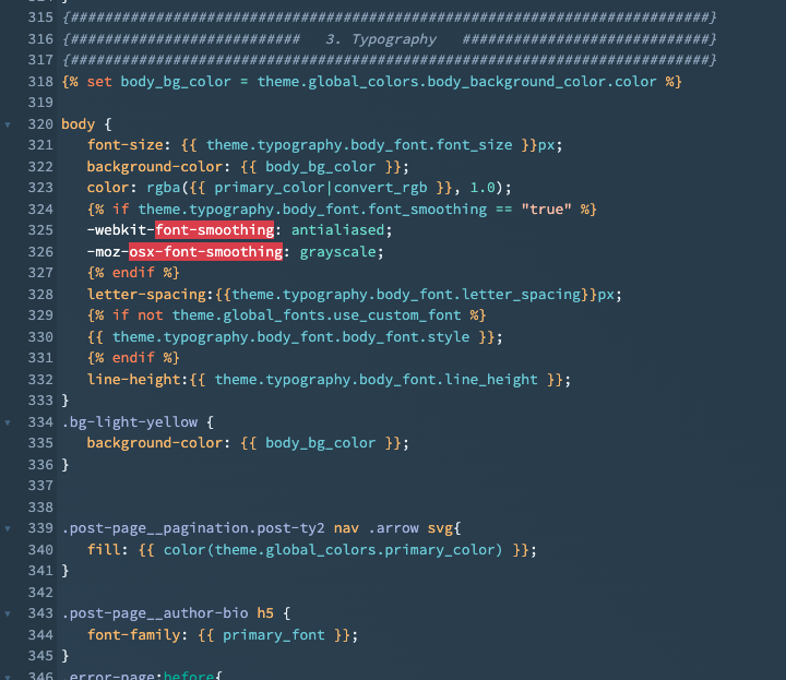 Theme Override
