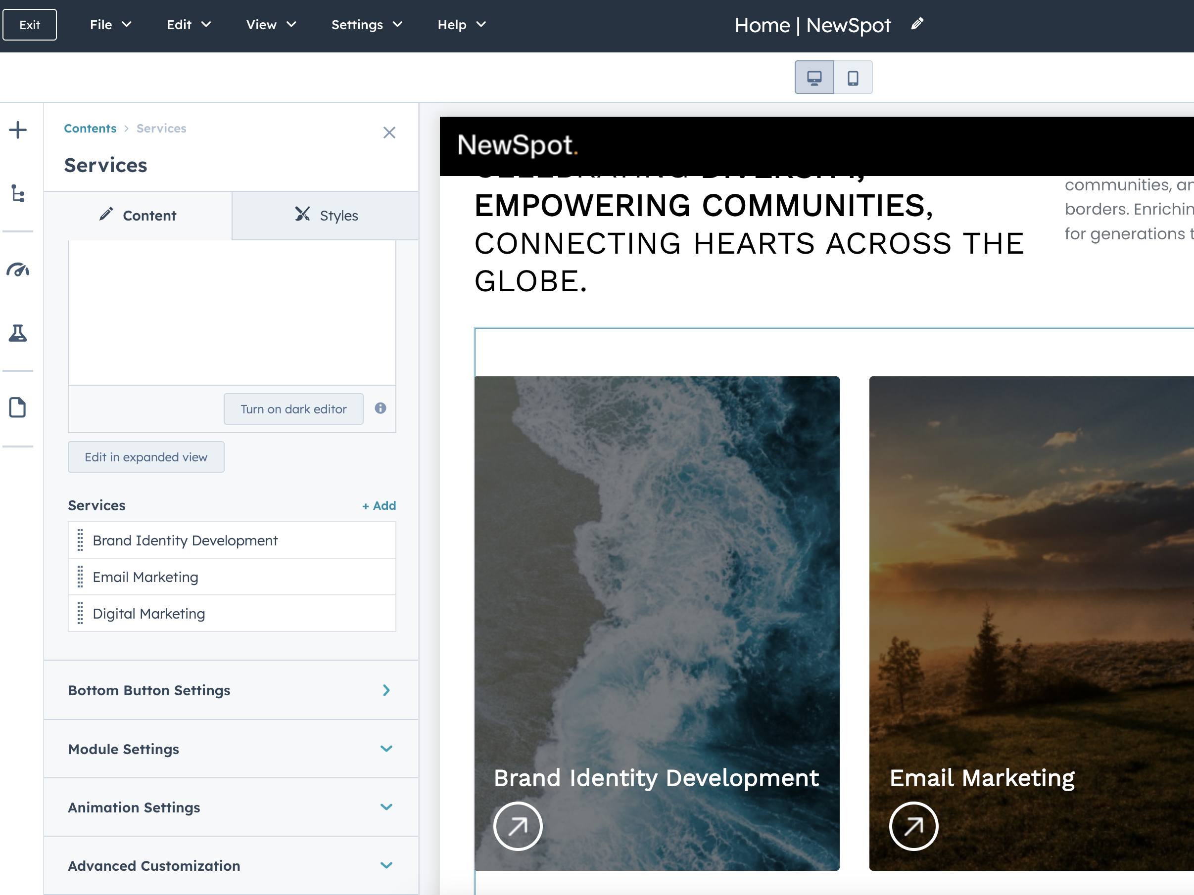 Flexible and Functional Modules