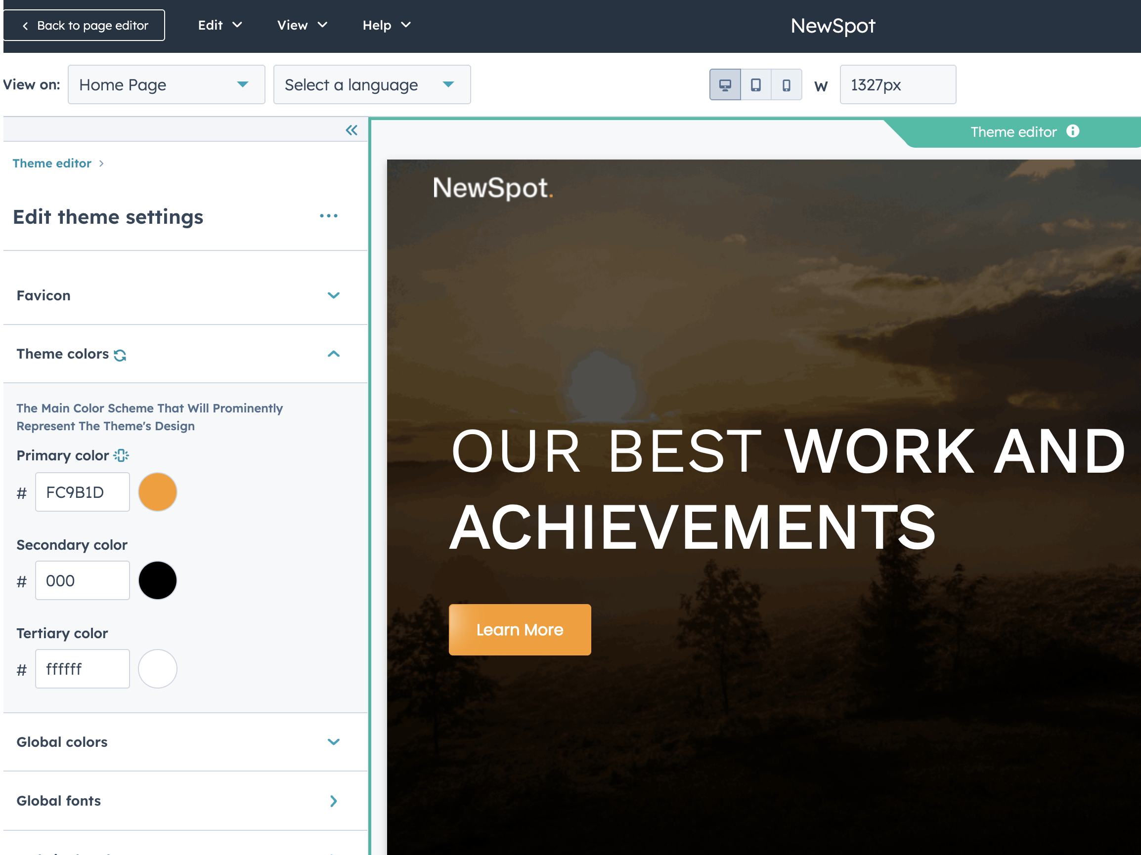 Powerful Theme Settings Options