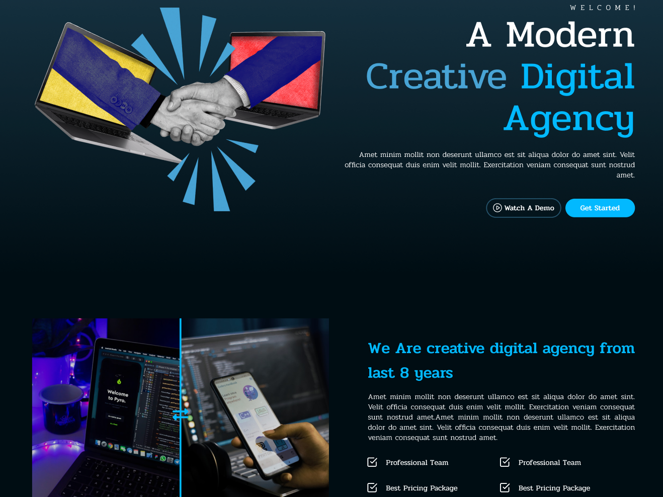 Sleek Dark Mode Design