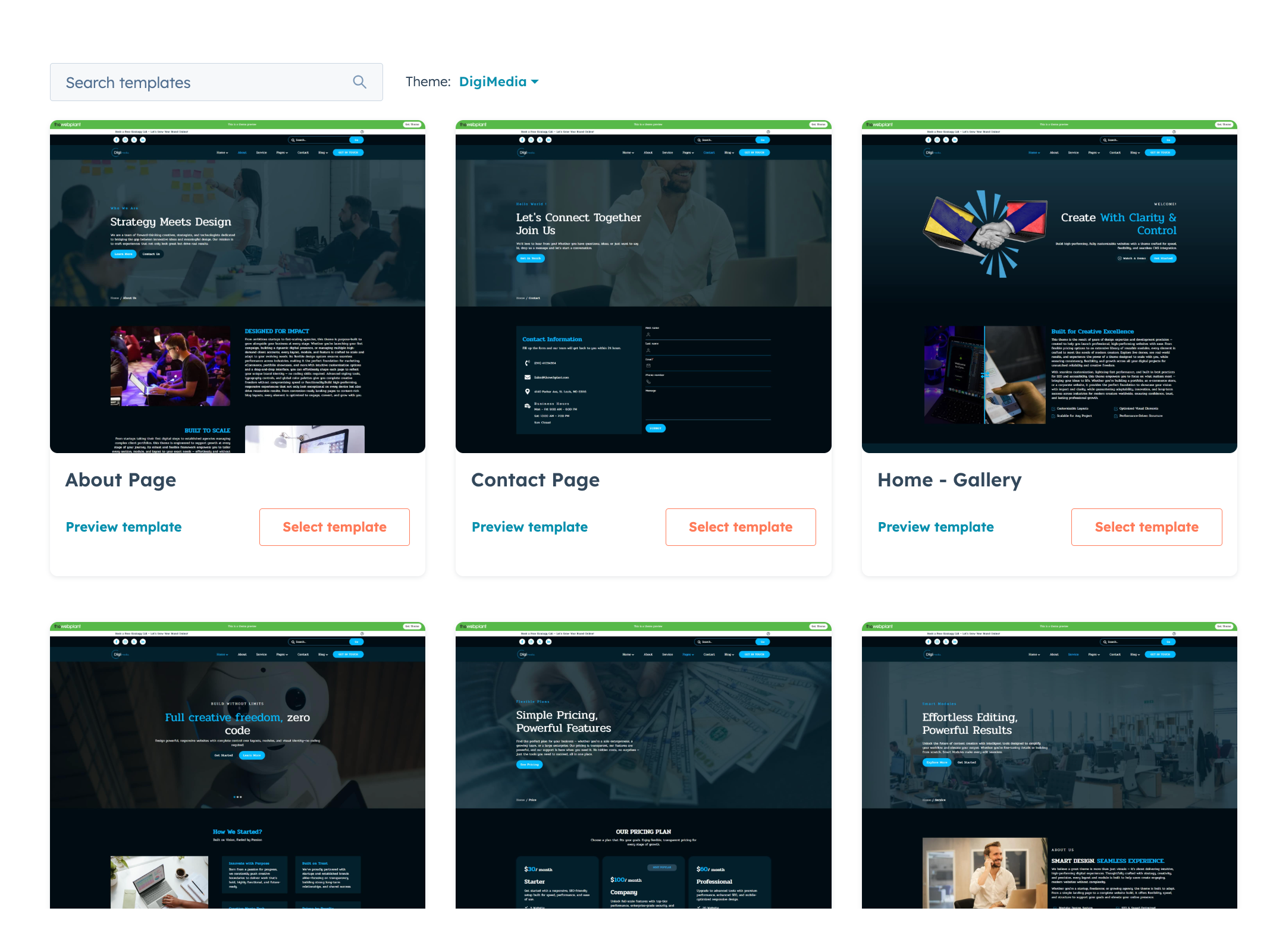 Ready-to-Use Agency Templates