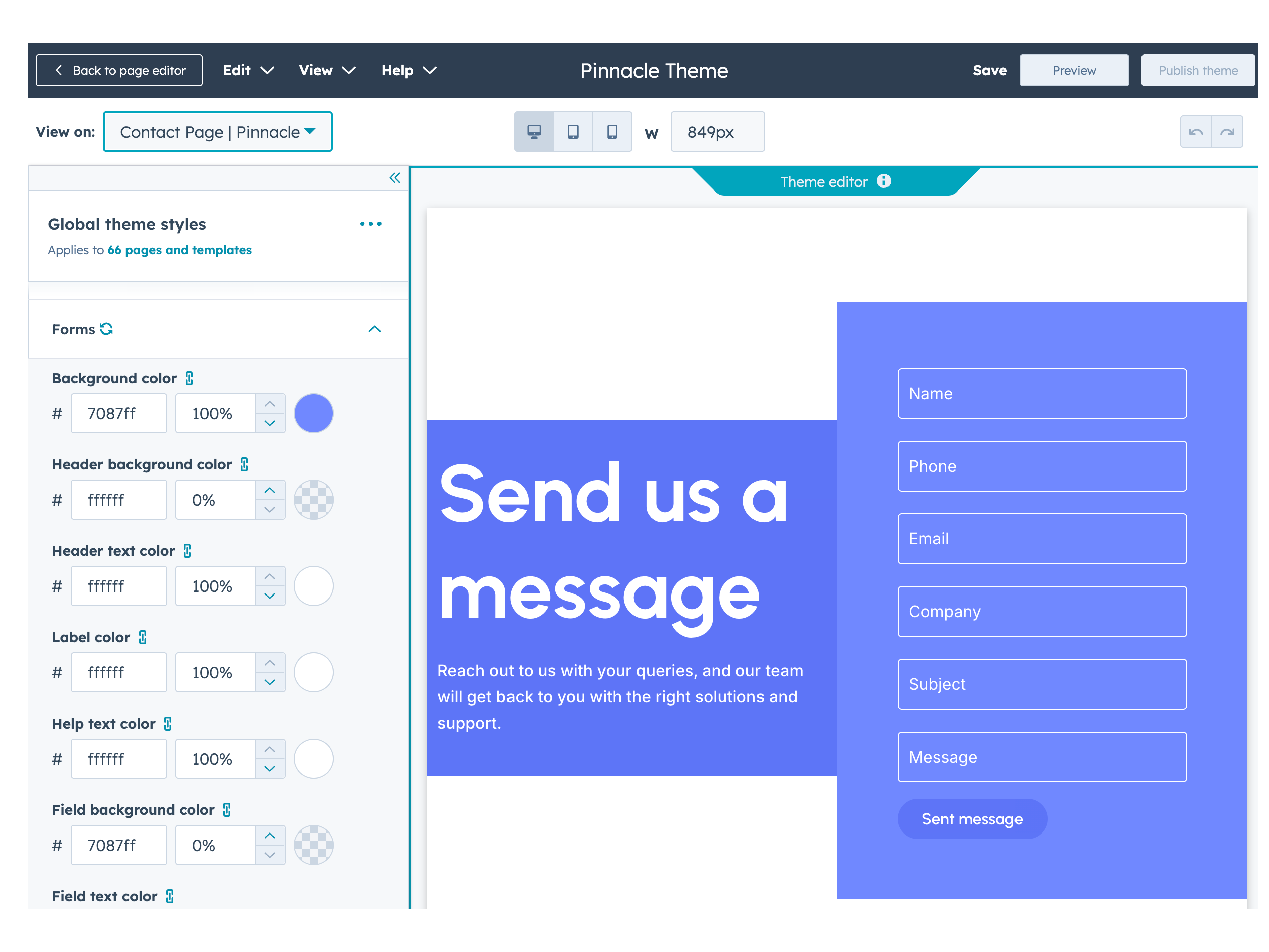 Advanced Theme Settings (No-Code Control)