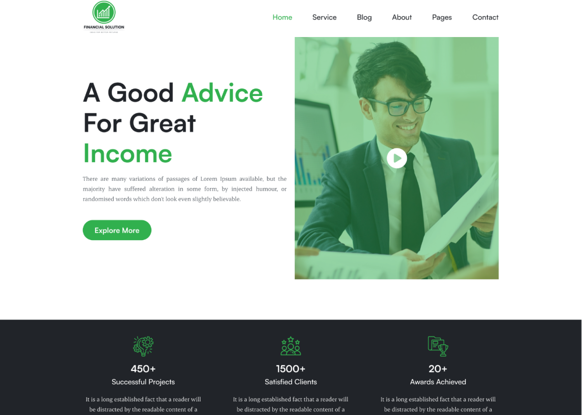 Financial Solution Template